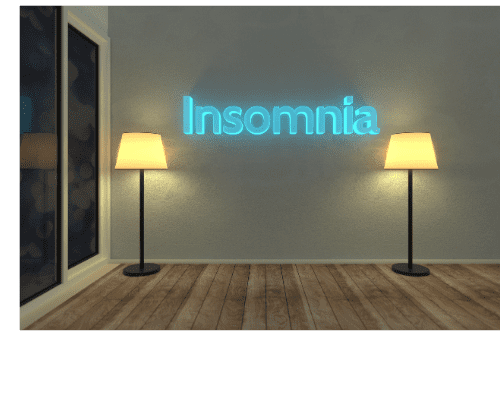 insomnia writing lights on - sleep better with boyne clinic