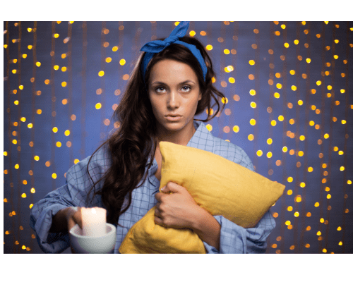 Woman with pyjamas and ready to sleep -sleep better with boyne clinic